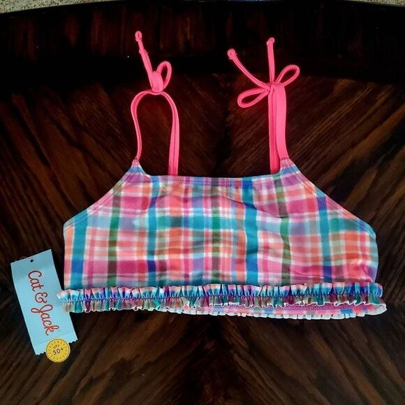 NWT CAT AND JACK BIKINI TOP - Picture 3 of 3
